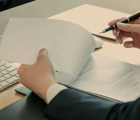 추천서를 제출하는 사람.